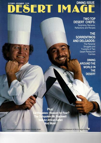 Desert Image cover feature, 1986